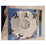 Tub Drain Hair Catcher in White