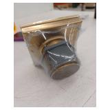 Designline 4 in. x 4 in. Stainless Steel Square Shower Drain with Square Pattern Drain Cover in Brushed Gold