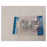 (2-Pack) Futura Knob Towel Hook Bath Hardware Accessory in Polished Chrome