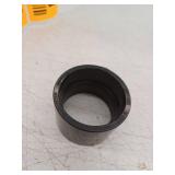 Charlotte Pipe 1-1/2 in. Hub x 1-1/2 in. Dia. Hub ABS Coupling