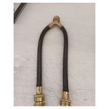 Everbilt Y Mixer Washing Machine Hose, Black 1 Ft