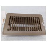 Brown Floor Register Vent Cover
