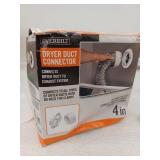 Everbilt 3571125 4 in. Dryer Vent Duct to Wall Connector