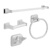 Franklin Brass Futura 4PC Set, Chrome