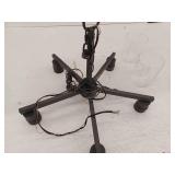 Black Five-Light Chandelier (Incomplete)