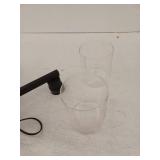 Black Five-Light Chandelier (Incomplete)