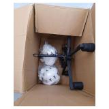 Black Five-Light Chandelier (Incomplete)