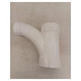 Charlotte Pipe 4 in. x 4 in. x 3 in. DWV PVC Comb Wye and 1/8 Bend