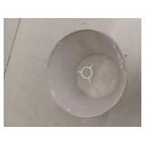 allen roth Mix Match 7-in x 10-in Beige Sparkle Linen Drum Lamp Shade