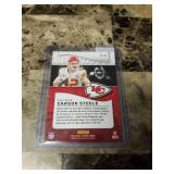 2024 Panini Illusions Football Carson Steele Kansas City Chiefs Rookie Card