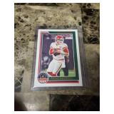 2021 Panini Chronicles Stars & Stripes Football Patrick Mahomes Kansas City Chiefs Card