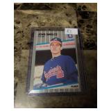 1989 Fleer John Smoltz Atlanta Braves Rookie Baseball Card