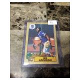 1987 Topps Future Stars Bo Jackson Kansas City Royals Rookie Baseball Card