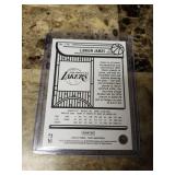 2022 Panini Hoops Basketball LeBron James Los Angeles Lakers Card