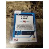 2024 Panini Donruss Football Xavier Worthy Kansas City Chiefs Rookie Card