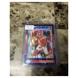 2024 Panini Donruss Optic Football Purple Halo Prizm Xavier Worthy Kansas City Chiefs Rookie Card
