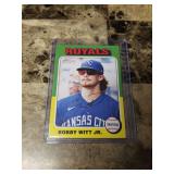 2024 Topps Heritage Bobby Witt Jr. Kansas City Royals Baseball Card