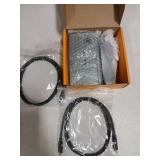 USB C KVM Switch 2 Monitors 2 Laptops, 4K@60Hz USB C Dual Monitor KVM Switch for 2 laptops to Share 2 Monitor and 4 USB3.0 Devices, 80W PD Charging, Wired Remote and Cables Included