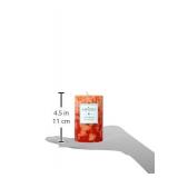 Aroma Naturals Orange and Cedar Essential Oil Scented Pillar Candle, Clarity, 2.5 inch x 4 inch