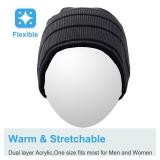 Rotibox Bluetooth Beanie Hat Wireless Headphone for Outdoor Sports Xmas Gifts