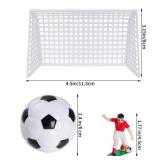 Soccer Cake Topper Decoration - Soccer Ball & Player Cupcake Toppers for Sport Party