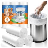 Small Trash Bags 4 Gallon 105 Count Small Garbage Bags for Bedroom, Office, Kitchen Trash Can Mini Trash Bags for Wastebasket Bin Liner, Unscented, Bathroom Accessories, Dorm Room Essentials