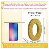 TONIFUL 7.8 Inch Gold Glitter Number 0 Wooden Table Centerpieces Birthday Party Decorations,Shining Golden Digital 0 for Birthday Decorations,New Year,Graduation Decoration,Anniversary,Prop (1 Pack)