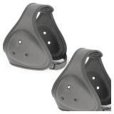 Jerify 2 Pcs Wrestling Headgear for Kids Youth Soft Grappling Headgear Wrestling Adjustable Ear Guard Protective(Grey)