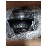 EI 150pcs Black Plastic Plates Frosted Plastic Plate,Premium Heavy Duty Black Plastic Plates,Black Disposable Plates with Plastic Silverware,10.25" Dinner Plates and 7.5" Dessert Plate New Year Party