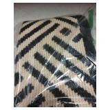 GRANNY SAYS Kitchen Mats for Floor, Kitchen Rugs Non Slip Washable, Runner Rugs for Kitchen Floor, 47" x 17.7", Stain Resistant Comfort Standing Mat Made of 100% Polypropylene, Black