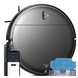MAMNV Robot Vacuum and Mop Combo, Self-Charging, 2300 Pa Suction & Long Runtime, Ideal for Hard Floor, Pet Hair, Carpet
