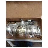 GSCHENGZHI GSCZ Passage Door Knob Brushed Nickel,Round Door knob for Hall and Closet Door Knobs,Non-Locking Door Lock Door Hardware Passage Function Door Handle Dummy Door Knobs Interior Classic