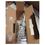 Ultra-Slim Bidet Attachment, Posterior&Feminine Wash-(Retractable Dual Nozzles), (White)