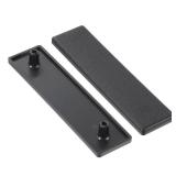 Uxcell 10Pcs Extruded End Cap Nylon, 20x80mm T-Slot Aluminum Profile 2080 European Standard End Cap Extrusion Plug for Trolley, Fish Tank Rack, Storage Rack, Black