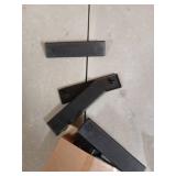 Uxcell 10Pcs Extruded End Cap Nylon, 20x80mm T-Slot Aluminum Profile 2080 European Standard End Cap Extrusion Plug for Trolley, Fish Tank Rack, Storage Rack, Black