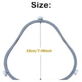 W11252182/8206227 Microwave Turntable Support Ring Triangle, Glass Tray Support Replacement Part, Replacement Inner Ring Compatible for Whirlpool Microwave Parts 7.4 inch