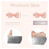 CÃLLOT Baby Hair Clips 40PCS Fully Lined Tiny 2" Hair Bows Alligator Clips for Infants and Toddlers in Pairs