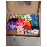 CÃLLOT Baby Hair Clips 40PCS Fully Lined Tiny 2" Hair Bows Alligator Clips for Infants and Toddlers in Pairs