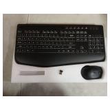 Wireless Keyboard and Mouse Combo - 9 Backlit Effects, RGB, Ergonomic Wrist Rest, Phone Holder, 2.4G Full Size, Rechargeable, Sleep Mode, Quiet Keyboard Set for Computer, PC, Laptop, Mac, Windows