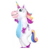 Gootus Inflatable Unicorn Costume for Adult - Funny Halloween Inflatable Costumes for Men Women, Blow Up Costume for Halloween Party Cosplay