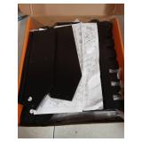 Gmtsl Bamboo Fruit Basket for Kitchen 3 Tier Fruit Bowl For Kitchen Counter, Large Fruit Holder With 2 Banana Hangers, Idea For Fruit and Vegetable Storage, Bread Basket, Snack Organizer(BLACK)