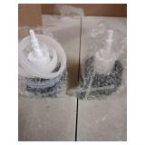Foam Soap Dispenser Pump 2pcsHead Replacement Spare Plastic Pump Bathroom Countertop