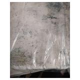 Carvapet 6x2ft Sage Green Runner Rug 2 x 6 Modern Abstract Hallway Carpet, Low Pile Washable Long Rug with Non Slip Rubber Backing for Entry Laundry Bedroom Decor