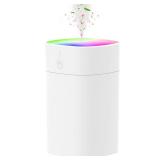 Small Diffuser - 400ml Small Essential Oil Diffuser for Desk, 2-in-1 Humidifier Aromatherapy Diffusers for Home, Waterless Auto-Off Aroma Diffusers with 7-Color Night Light for Bedroom
