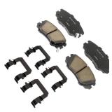 ACDelco Gold 17D1421CHF1 (19428009) Ceramic Front Disc Brake Pad Kit with Clips