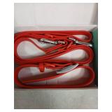 ZALER Waterproof Dog Collar, Adjustable Odor Proof Dog Collars Easy to Clean, Soft Comfortable Pet Collars for Large, Medium Small Dogs (Strawberry Red, L(Length:15.7