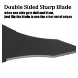 Eapele Brush Cutter Blade Weed Wacker Replacement Blade, Carbide Steel with Adapter Attachment, for 1" (25.4 mm or 20 mm Arbor), Compatible with Husqvarna, Stihl, Oregon, and Hitachi