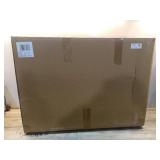 24"x 36" Infinity Mantle Mirror Brass - Threshold: Rust-Resistant, Wall Mount, Modern Decor - Retail: $90