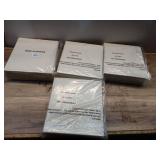 Pack of 4 ,11" Fabric Bin 6pk - Natural - Brightroom - Retail: $100