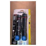 2 pack Coast G60R Waterproof Rechargeable Flashlight - Retail: $60
